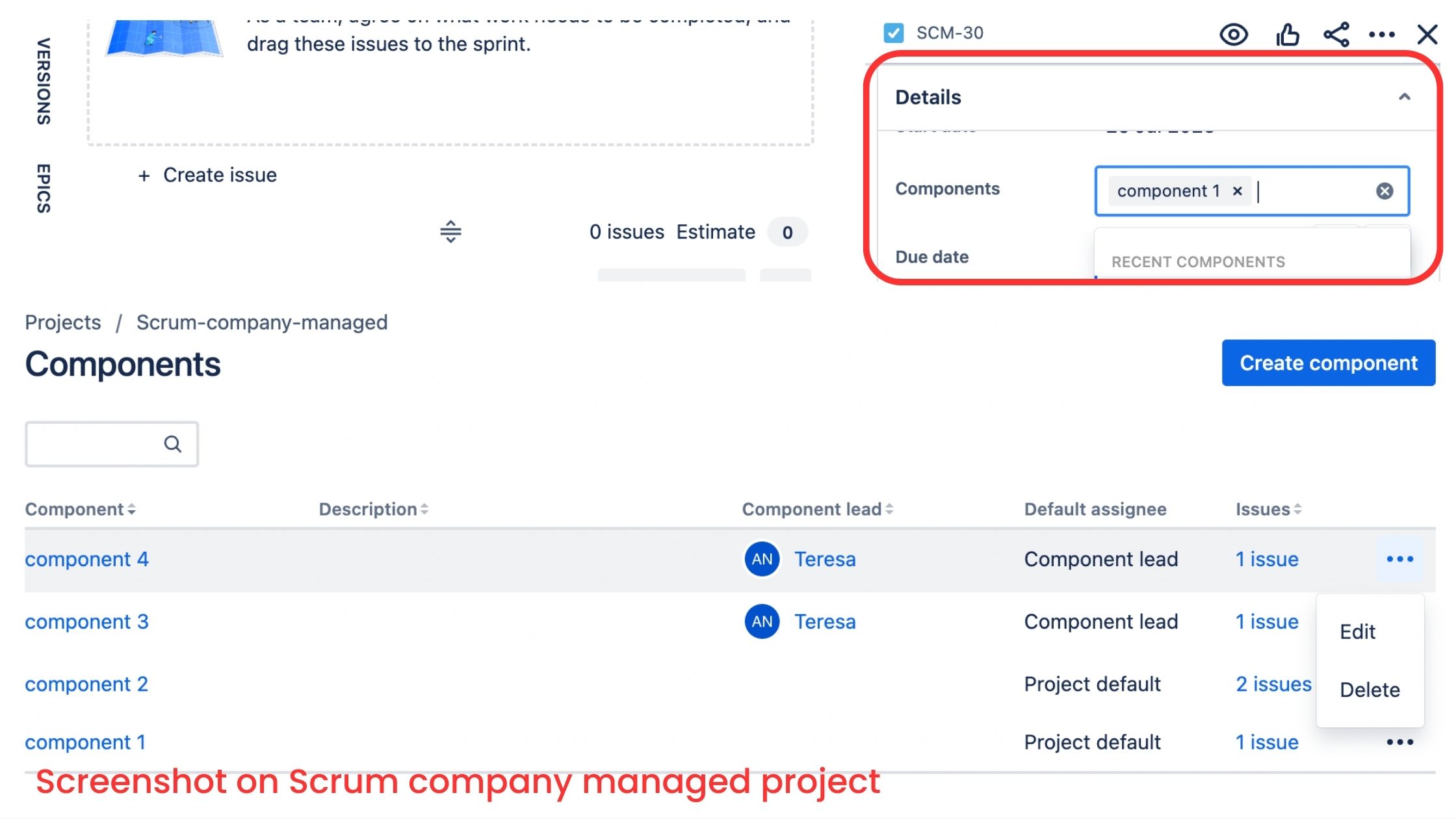 Components in JIRA