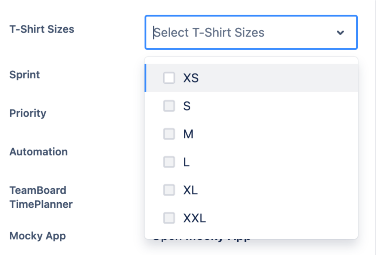 phương pháp ước tính T-shirt sizes